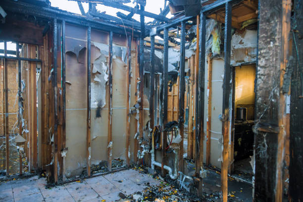 Professional Fire Damage Removal technician working in Lansdowne, MD